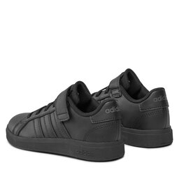

Взуття adidas Grand Court 2.0 El K FZ6161 Cblack/Cblack/Gresix, Чорний