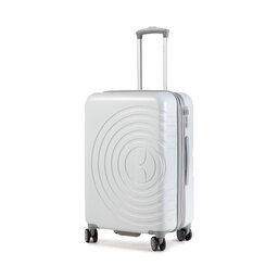 ELLE Srednji tvrdi kofer ELLE Debossed Logo EL39HA.60.01 White