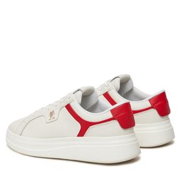 

Снікерcи Tommy Hilfiger Pointy Court Sneaker FW0FW07460 Ecru/Fierce Red 0K5, Écru