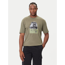 BOSS BOSS Camiseta Te_Wagon 50546958 Verde Relaxed Fit