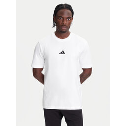 adidas adidas Marškinėliai Essentials Small Logo JF1092 Balta Regular Fit