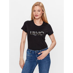 Liu Jo Liu Jo Marškinėliai WF3085 J6308 Juoda Regular Fit