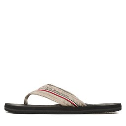 

В'єтнамки Tommy Hilfiger Corporate Hilfiger Beach Sandal FM0FM04471 Stone AEP, Сірий