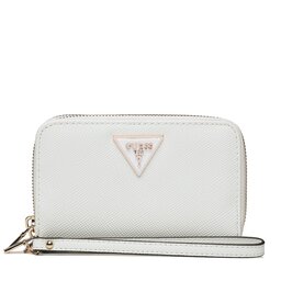 Guess Голям дамски портфейл Guess Slg Recap SWZG85 00640 WHI