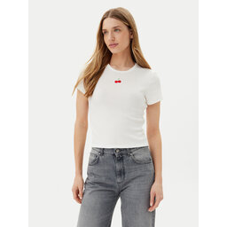 ONLY ONLY Футболка Daniella 15350554 Білий Slim Fit