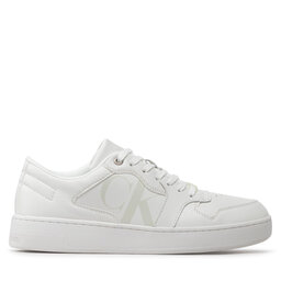 

Снікерcи Calvin Klein Jeans Basket Cupsole Bold Mono Lth YM0YM00428 Triple White 0K8, Білий