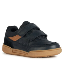 Geox Sneakers Geox J Poseido Boy J16BCC 0CLFU C9209 S Black/Cognac