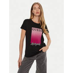 Guess Guess T-Shirt W4BI30 JA914 Schwarz Regular Fit