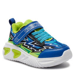 Geox Sneakersy Geox J Assister Boy J45DZB 02ACE C4344 M Royal/Lime
