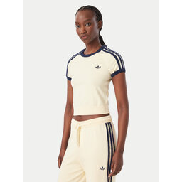 adidas adidas T-Shirt KS7376 Creme Slim Fit