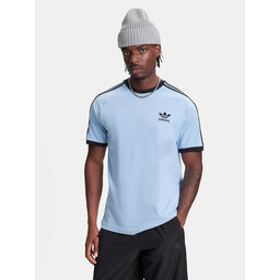 adidas adidas Marškinėliai adicolor Classics 3-Stripes JY1371 Žydra Slim Fit