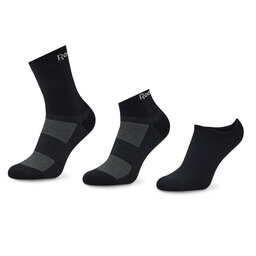 Reebok Σετ 3 ζευγάρια ψηλές κάλτσες unisex Reebok Te All Purpose GH0404 Black