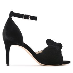 

Босоніжки Custommade Marita Velvet 999620031 Anthracite Black 999, Чорний