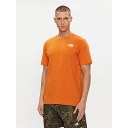 The North Face The North Face T-Shirt Redbox NF0A87NV Orange Regular Fit
