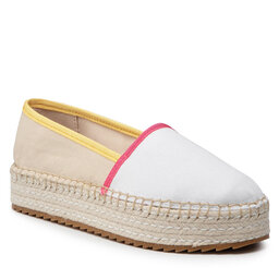 Tommy Jeans Espadrilky Tommy Jeans Flatform Espadrille EN0EN01832 Sugarcane AA8
