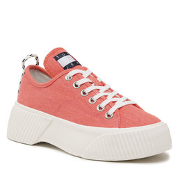 Tommy Jeans Sportcipő Tommy Jeans Tjw Vulc Plat. Lc Denim EN0EN02202 Santa Fe Sunset XKI