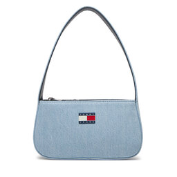 Tommy Jeans Kabelka Tommy Jeans Tjw Ess Must Shoulder Bag Denim AW0AW17363 Světle modrá