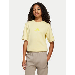 adidas adidas Camiseta Z.N.E. JD0015 Amarillo Loose Fit