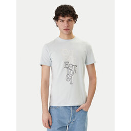 Guess Guess T-Shirt M6GI10 K2991 Himmelblau Slim Fit