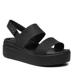 Crocs Σανδάλια Crocs Brooklyn Low Wedge W 206453 Black/Black