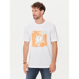 BOSS BOSS Camiseta Tiburt 388 50512132 Blanco Regular Fit