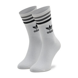 

Набір з 3 пар низьких шкарпеток unisex adidas Mid Cut Crw Sck HC9554 White/Gray/Black, Кольоровий