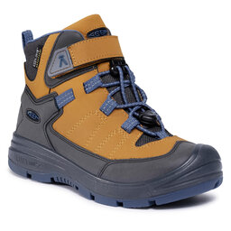 Keen Trekingová obuv Keen Redwood Mid Wp 1023886 Harvest Gold/Vintage Indigo