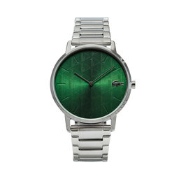 Lacoste Zegarek Lacoste Crocorigin 2011311 Srebrny