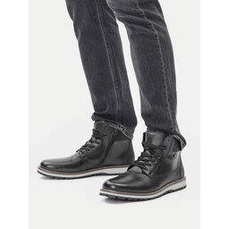 Rieker Schnürschuhe Rieker 38405-00 Schwarz