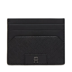 Tommy Hilfiger Etui pentru carduri Tommy Hilfiger Th Monogram Cc Holder AM0AM12169 Negru