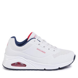 

Снікерcи Skechers Uno Stand On Air 73690/WNVR White/Navy/Red, Білий