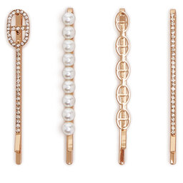 Aldo Set di 4 fermagli per capelli Aldo Soha 13935315 Oro