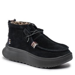 Hey Dude Κλειστά παπούτσια Hey Dude Wendy Peak Hi Suede 40411-001 Black