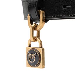 

Жіночий ремінь Pinko Love Lock H2 Belt AI 22-23 PLT01 1H213G Y5H7 Black Z99Q, Чорний