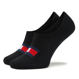 

Набір 2 пар чоловічих підслідників Tommy Hilfiger 701223928 Black 001, Чорний