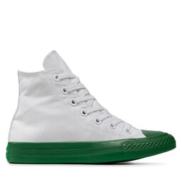 

Кеди Converse Ctas Hi 156766C White/Green/Black, Білий