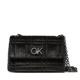 Calvin Klein Handtasche Calvin Klein Re-Lock Ew Conv Xbody Velvet K60K610196 BAX