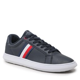 Tommy Hilfiger Sneakers Tommy Hilfiger Corporate Leather Cup Stripes FM0FM04550 Desert Sky DW5