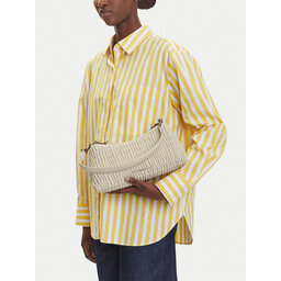 Calvin Klein Jeans Handtasche Calvin Klein Jeans Rouched Shoulder Bag LV04K3088G Creme