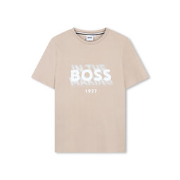 BOSS BOSS Majica J52046 D Bež Regular Fit