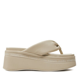 Tommy Jeans Infradito Tommy Jeans Tjw Wedge Sandal EN0EN02457 Beige