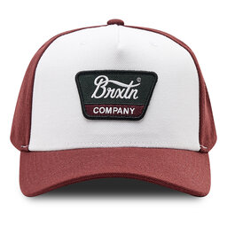 

Бейсболка Brixton Linwood 10980 Mahogany/Off White, Бордовий