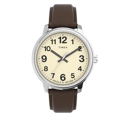 Timex Uhr Timex Easy Reader TW2V21300 Brown/Silver