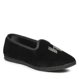 KARL LAGERFELD Пантофи KARL LAGERFELD KL40023 Black Velvet W/Silver