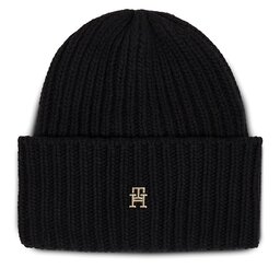 Tommy Hilfiger Čepice Tommy Hilfiger Limitless Chic Beanie AW0AW15299 Black BDS