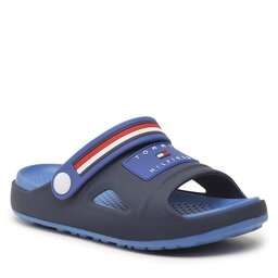 Tommy Hilfiger Sandaler och Slip-ons Tommy Hilfiger Stripes Comfy Sandal T3X2-32914-0083 S Blue/Royal X605