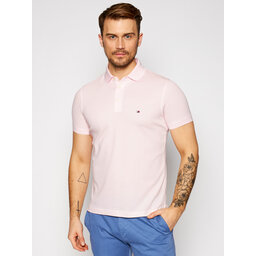 Tommy Hilfiger Tommy Hilfiger Polo marškinėliai 1985 MW0MW17771 Rožinė Slim Fit