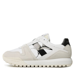 

Снікерcи Calvin Klein Jeans Toothy Run Laceup Low Lth Mix YM0YM00744 Bright White/Creamy White/Black YBR, Білий