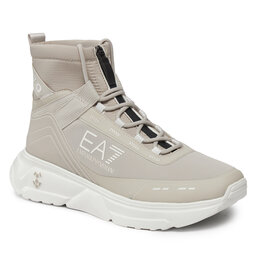 EA7 Emporio Armani Sneakersy EA7 Emporio Armani X8Z043 XK362 S834 Silver Cloud+White