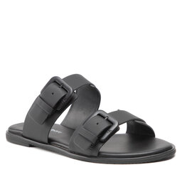 Calvin Klein Jeans Чехли Calvin Klein Jeans Flat Sandal Twostrips Rub YW0YW00537 Black BDS